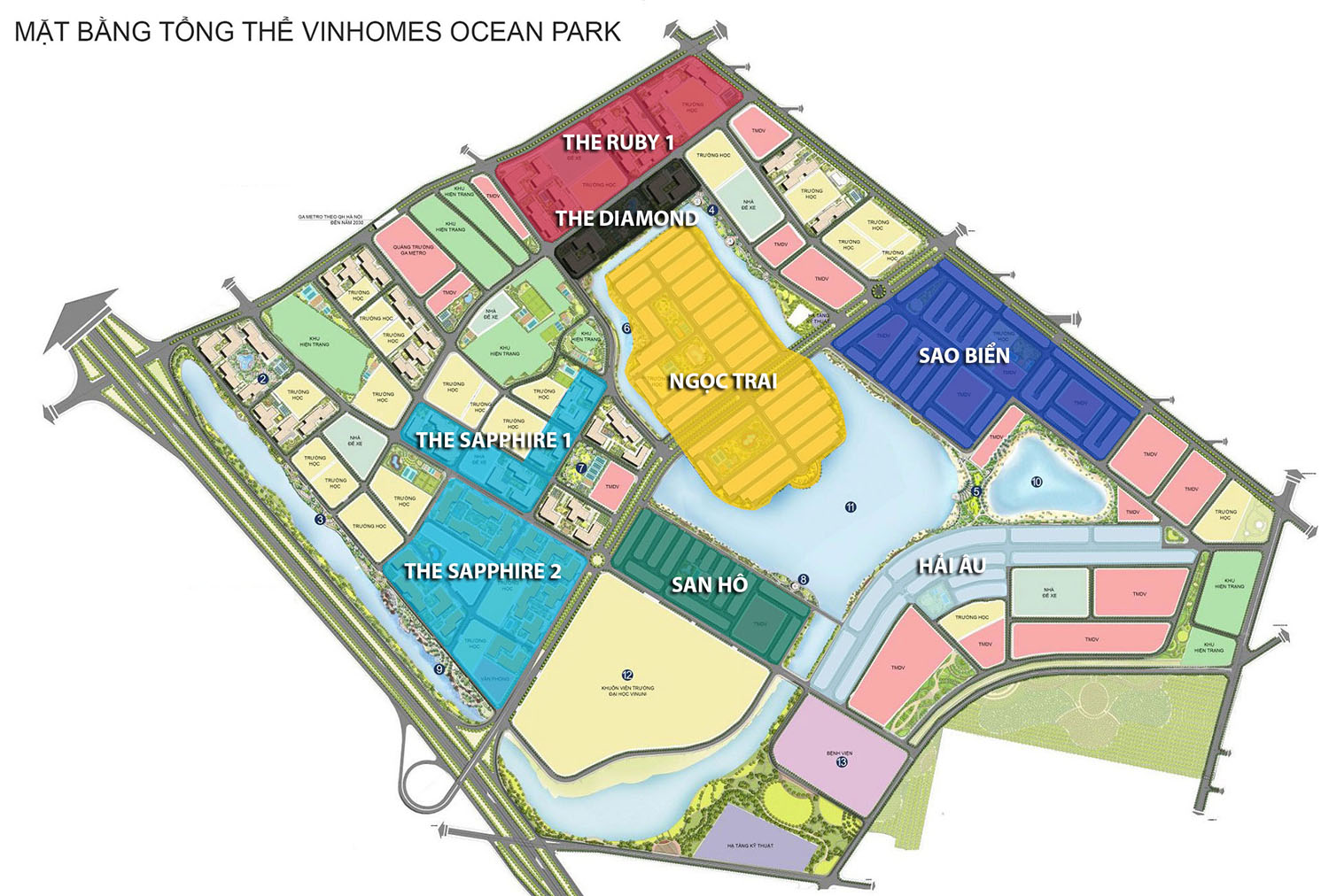 Vinhomes Ocean Park high-rise subdivision